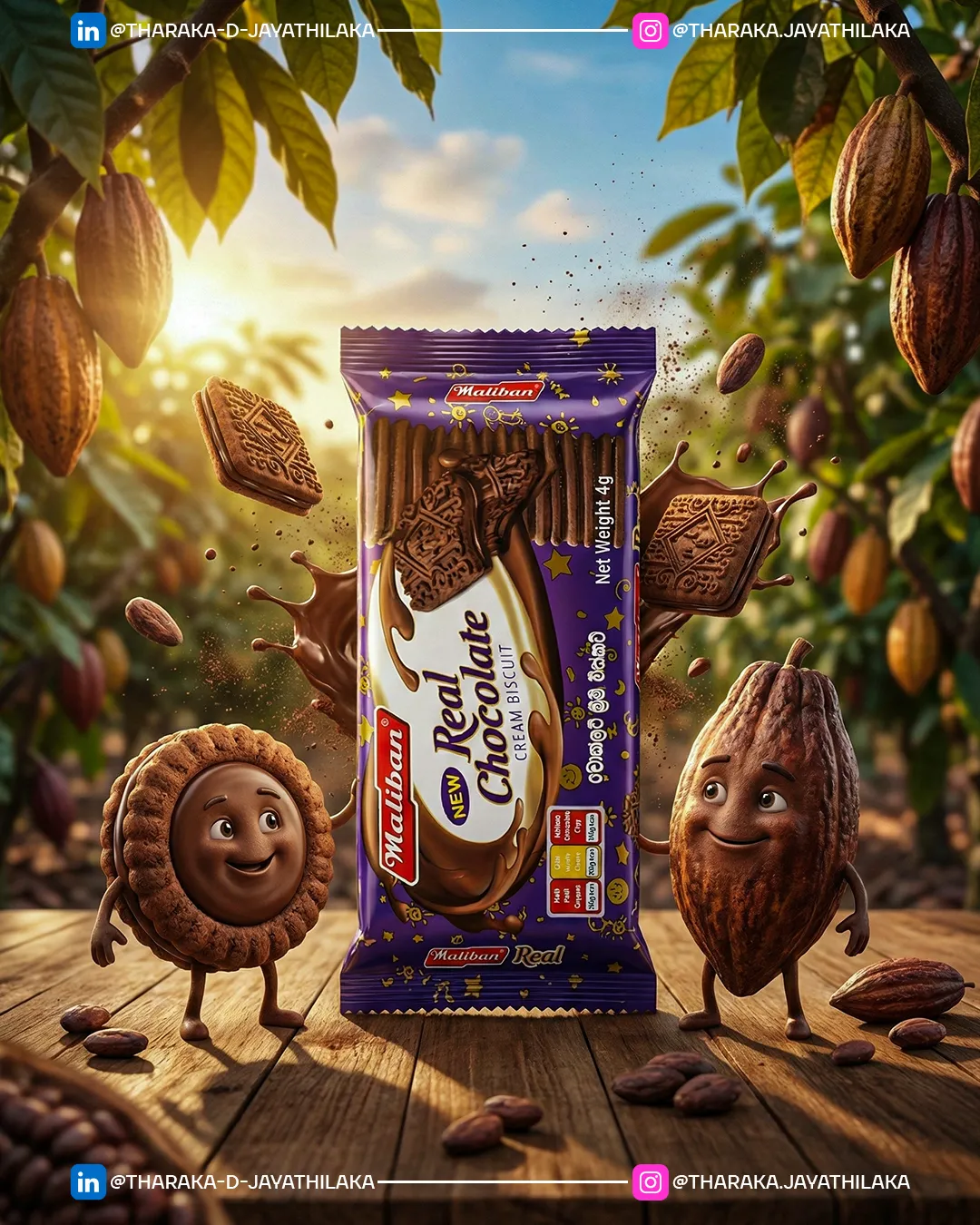 Maliban Chocolate Cream AI Generated Image