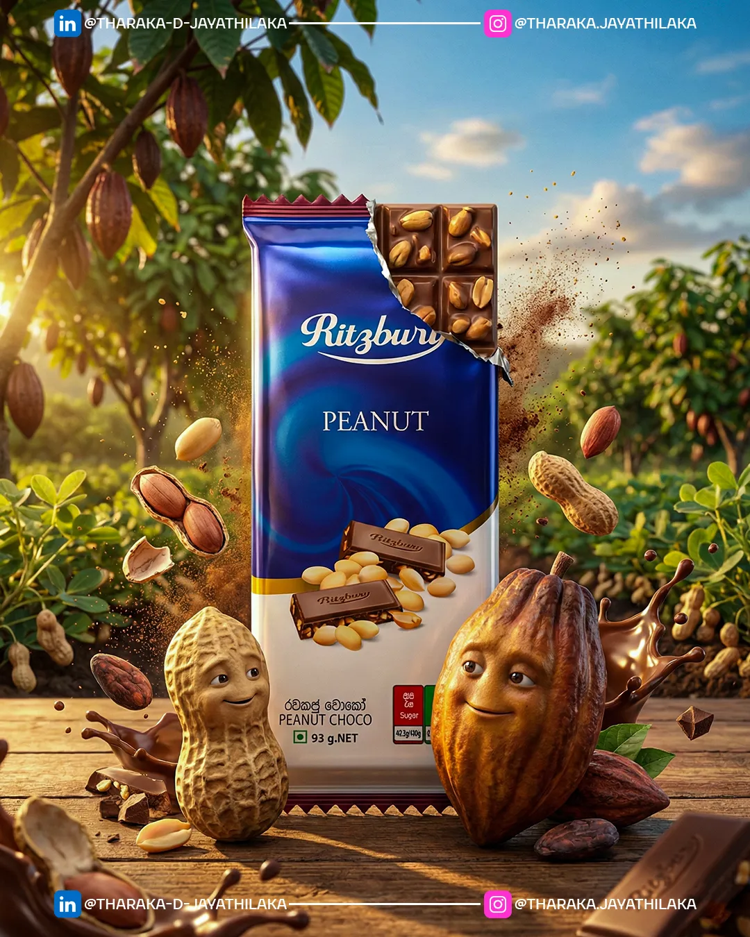 Ritzbury Peanut Chocolate AI Generated Image